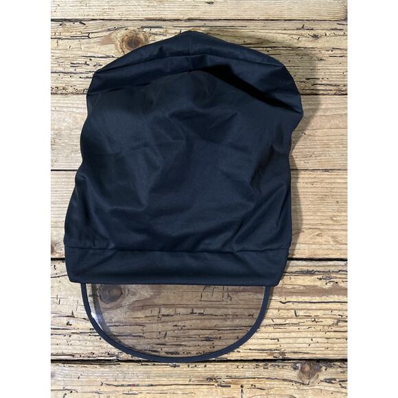 Hairbrella Black Lite Visor Waterproof Protection - Satin Lined Rain Hat - NWOT - Picture 1 of 4